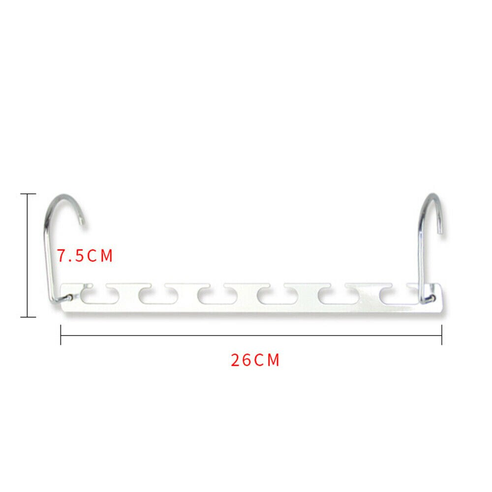 2 Stuks Of 1Pcs Metalen Cascading Wonder Hangers Space Saver Closet Organizer Kledingrek