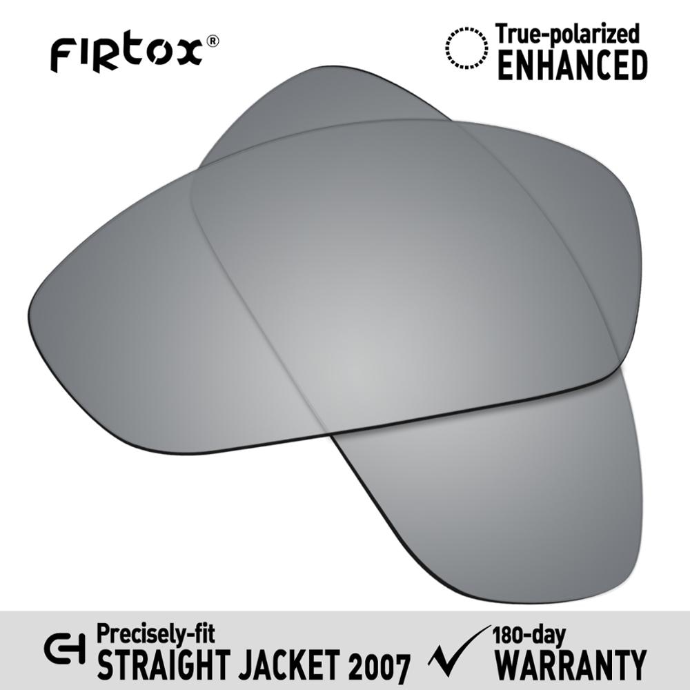 Firtox true  uv400 polariserede linser erstatning for-oakley straight jacket 2007 solbriller (kun kompatibel linse) - flere