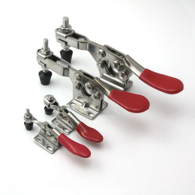 Woodworking Clamping Degree 227kg / 200kg / 100kg Horizontal Clamp Welding Workpiece Fixture Clamps for Woodworking