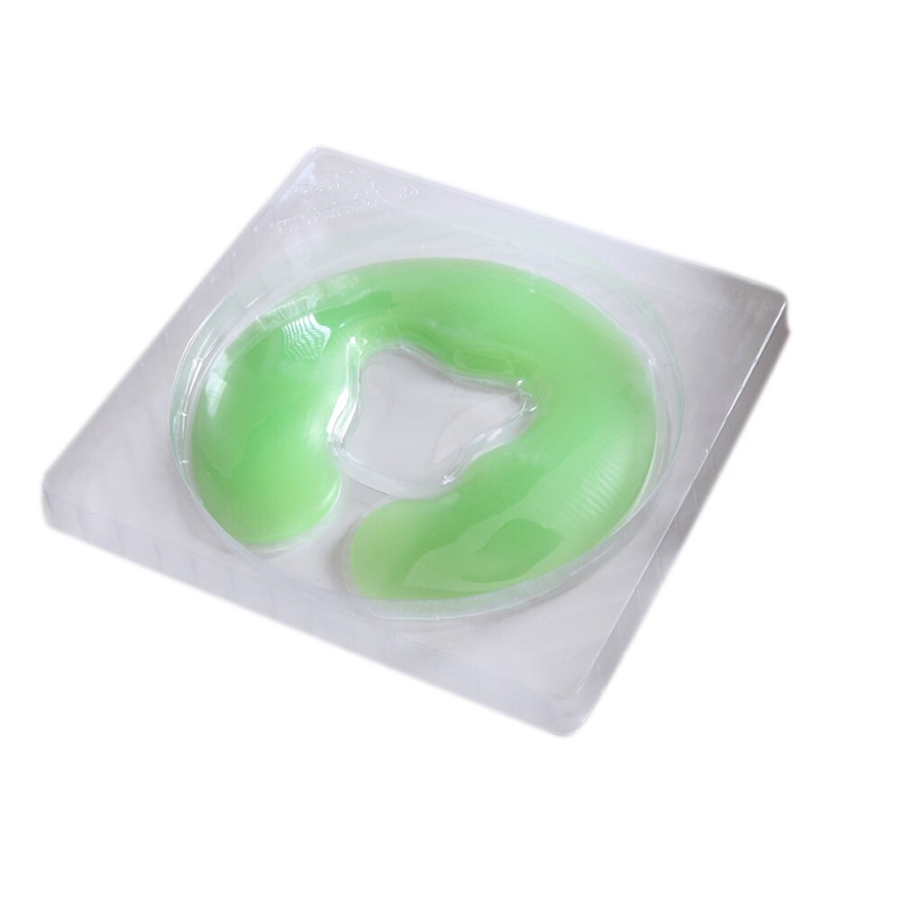 Health Care Silicon Spa U Shape Pillow Spa Gel Pad Face Rest Body Massage Cradle Cushion P9: Green
