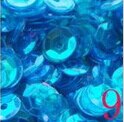 2500 pcs 6mm Transparante Pailletten Cup Ronde Pailetten Naaien Decoratie Accessoires: Blue