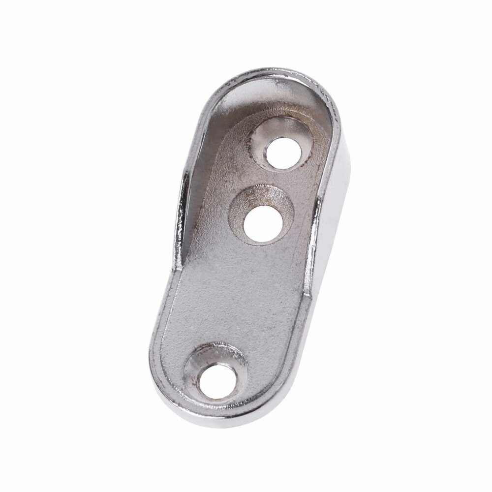 2pcs Garderobe Kleding Buis Ondersteuning Kast Staaf Pole End Beugel Verdikking Houder