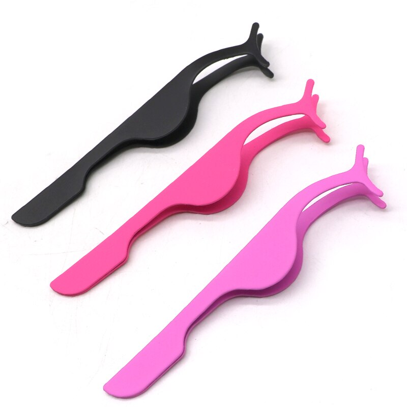 2/3/5Pcs Falsche Wimpern Pinzette Gefälschte Wimpern Applikator Werkzeuge Wimpern Verlängerung Curler Nipper Make-Up Wimpern pinzette Clip