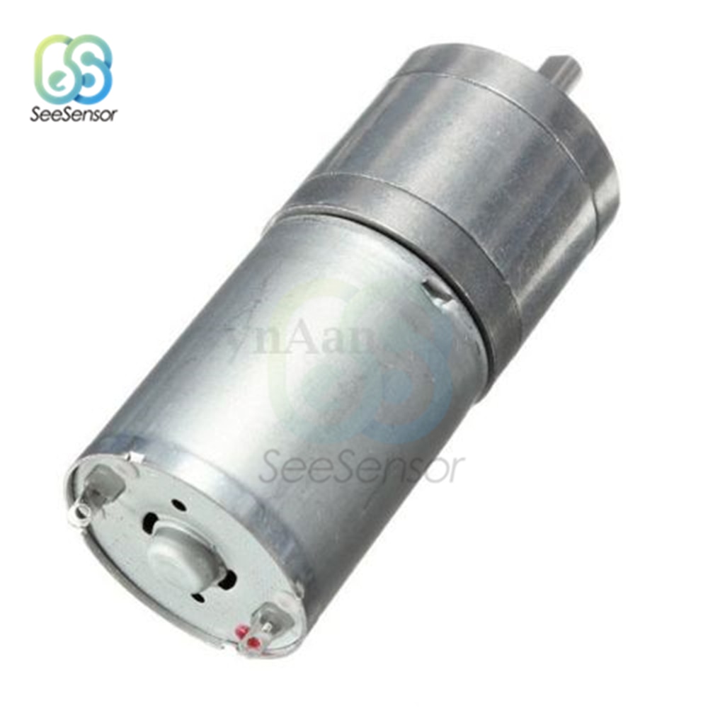 Geared Motor DC Motor 12V Electric Engine Reduction Motor High Torque 60RPM