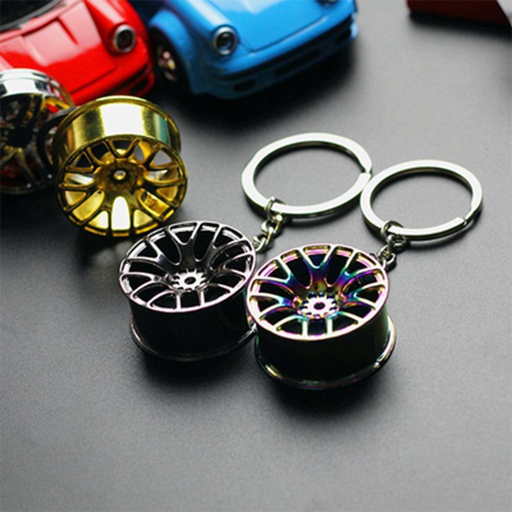 Fit Wheel Rim Keychain Auto Part Car Keyring Accessories Key Ring Car fob Ring Key Interior Key Chain Rings Key C7R3