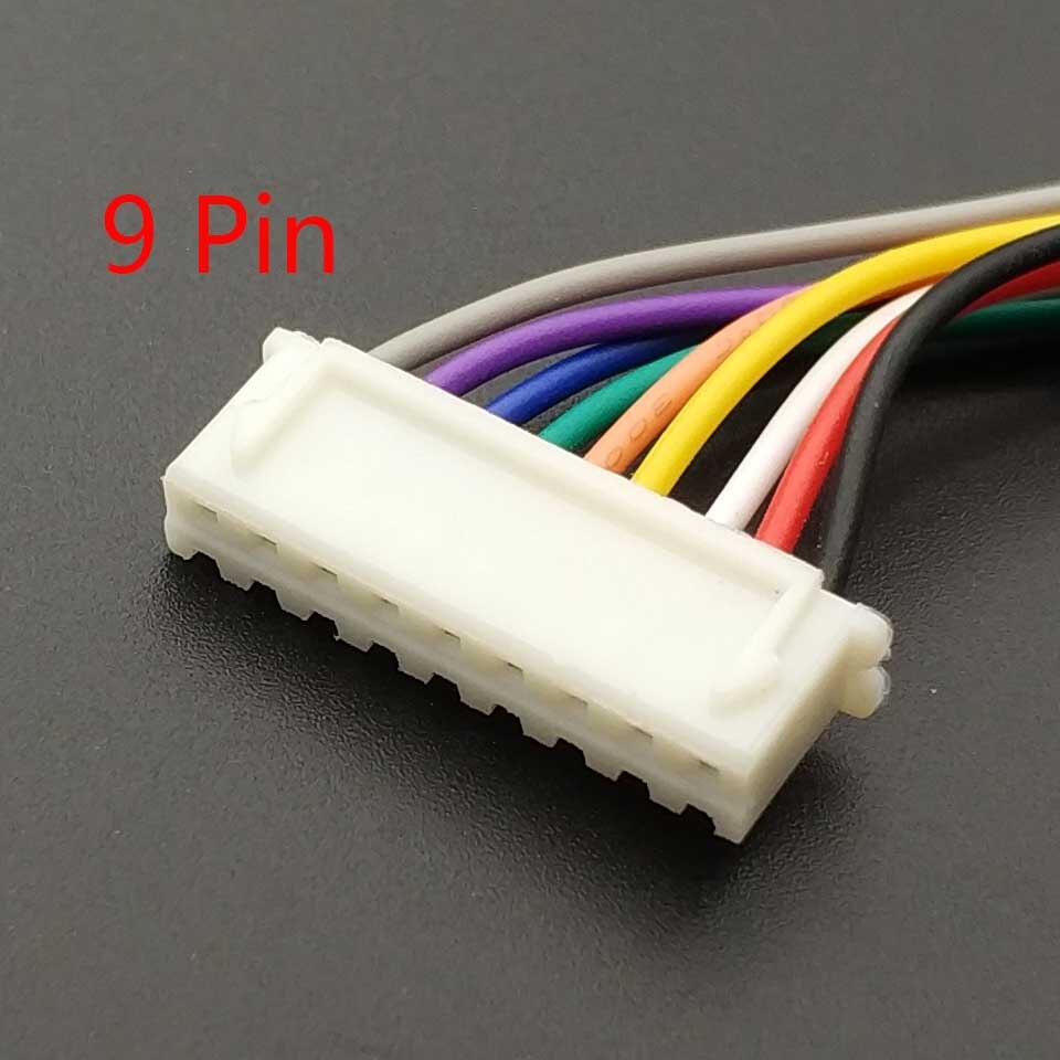 10 PCS XH 2.54 JST Connector Plug Wire Cable 20cm Long 26AWG 2/3/4/5/6/7/8/9/10/11/12P + XH 2.54 Connector plug Male connector: XH 2.54 9P