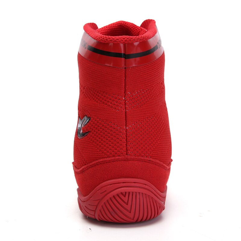 Big Boy Wrestling Boots Black Red Men Weight Lifting Shoes Plus Size 45 46 Mens Boxing Shoe Lacing Gym Sneakers For Men