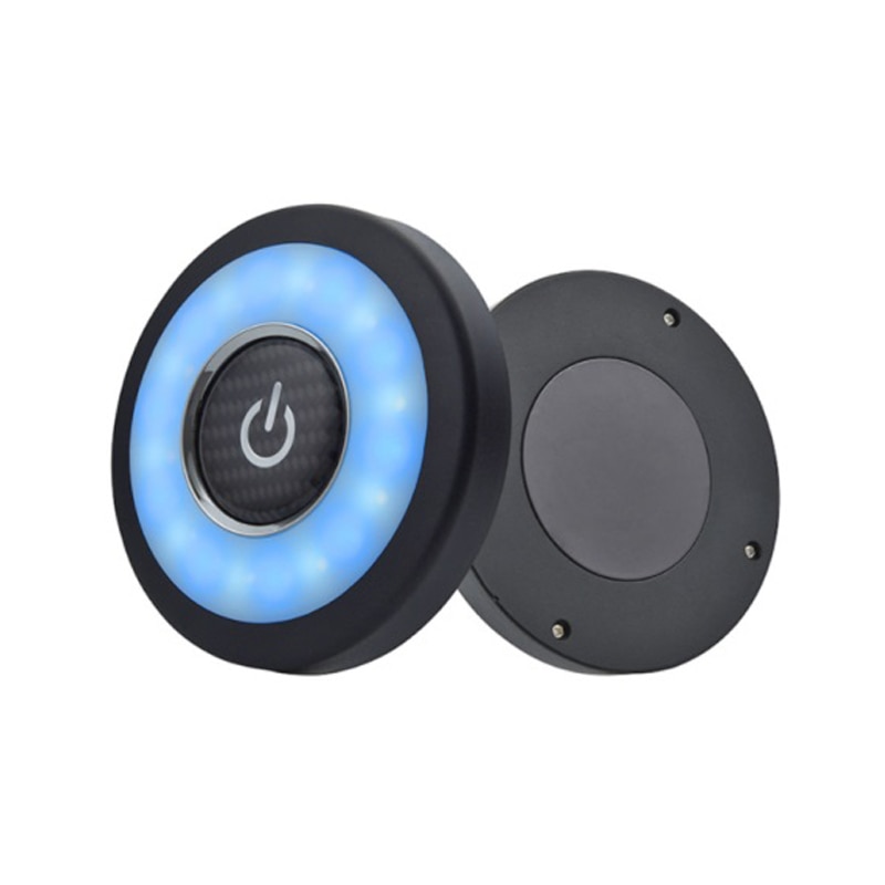 Luz de techo con imán de carga USB luz Interior de lectura de coche azul y blanco para coche