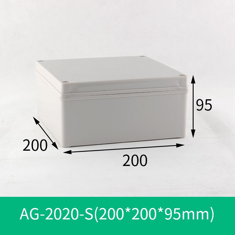 IP67 Plastic Project Box Behuizing Waterdicht Diy Aansluitkastje Abs Behuizing Case Verdeelkast: 200x200x95
