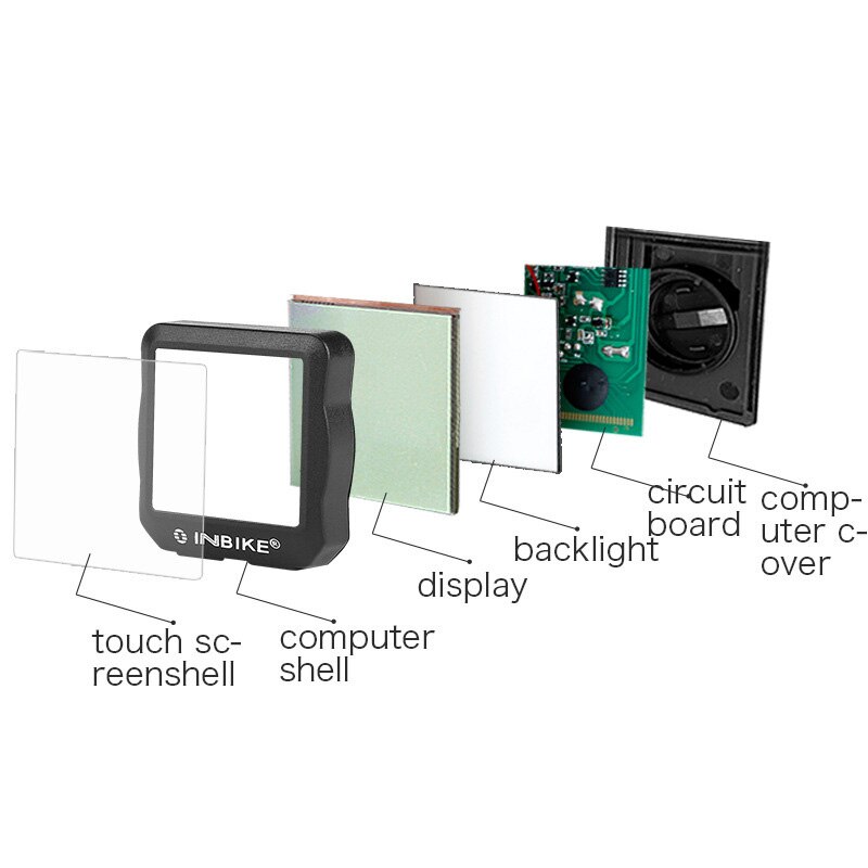 INBIKE IC005 Waterproof Bicycle Computer With Backlight Wireless Wired Bicycle Computer Bike Speedometer Odometer Bike Stopwatch