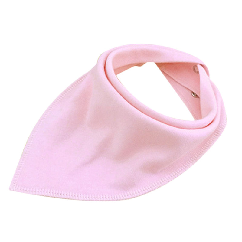 Useful Newborn Infant Bibs Burp Cloths Adjustable Baby Bib Cotton Napkin Boy Girl Bandana Toddler Bibs Comfy Drooling Teething: pink