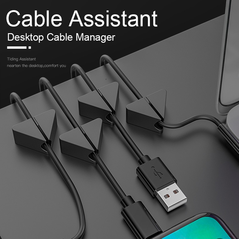 Schreibtisch Organizer Daten Kabel Abschluss Werkzeug Feste praktisch Linie Hub Schnalle nacht Kabel Manager Kopfhörer Abschluss Artefakt