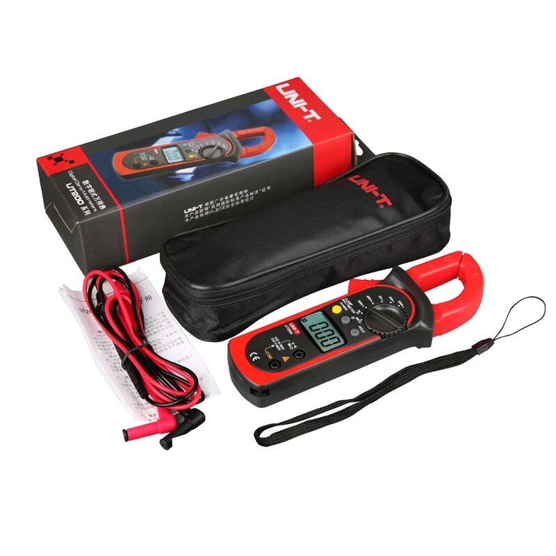 UNI-T Digital Clamp Meter DC AC voltage AC current Resistance tester Diode test LCD backlight UT200A UT200B UT200 UT201 UT202A