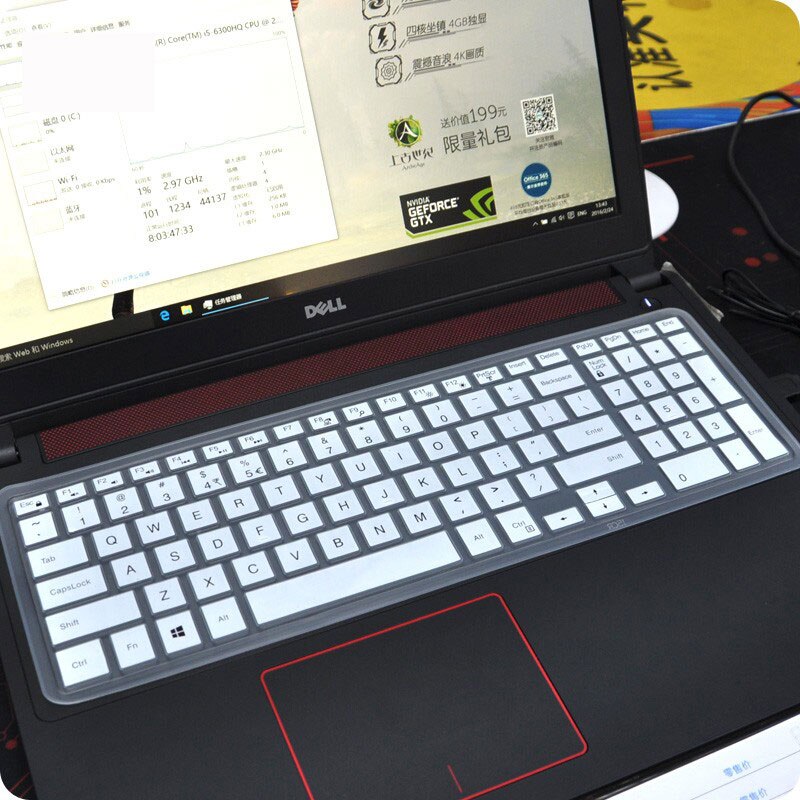 Laptop keyboard cover Protector for Dell inspiron 15 5547 15C 3000 5000 15mr 15CR 3543 15M Ins 15CR-1518L15CD 15MD 15MR M3541R