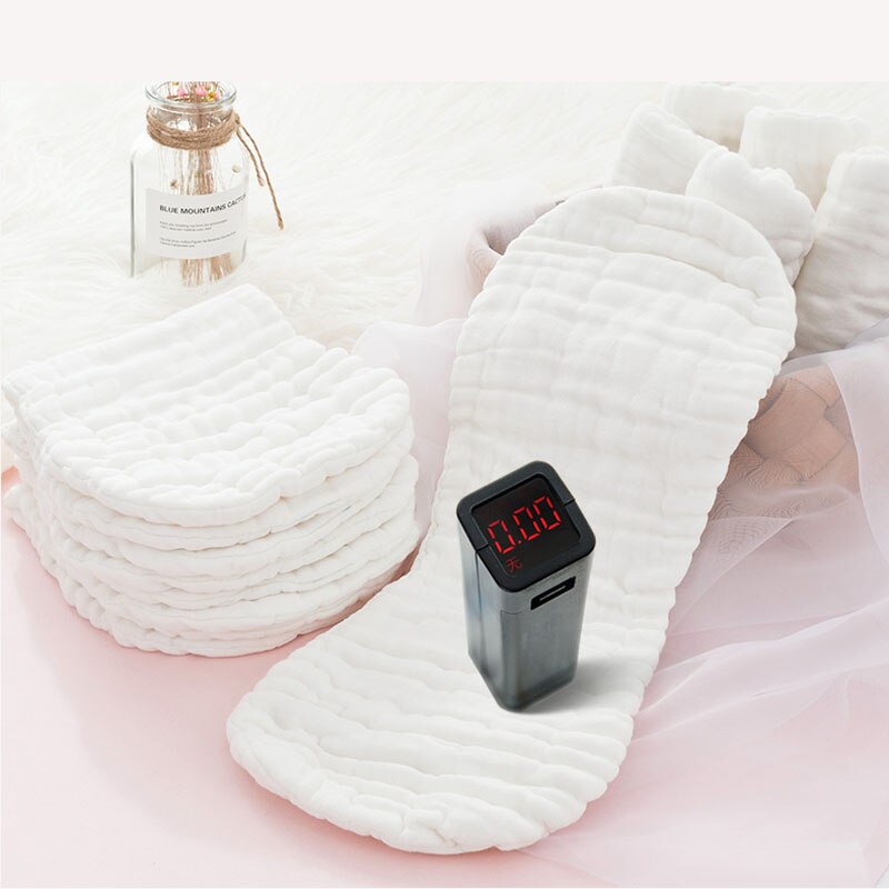 Reusable baby Diapers Cloth Diaper Inserts 100% Cotton Washable babies care Eco-friendly diaper 10pcs AXP027