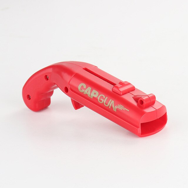 Bottle Opener Beer Can Opener Cap Gun Beer Bottles Open Capgun Drink Opening Shooter Portable Wine Opener Wine Opener: Red