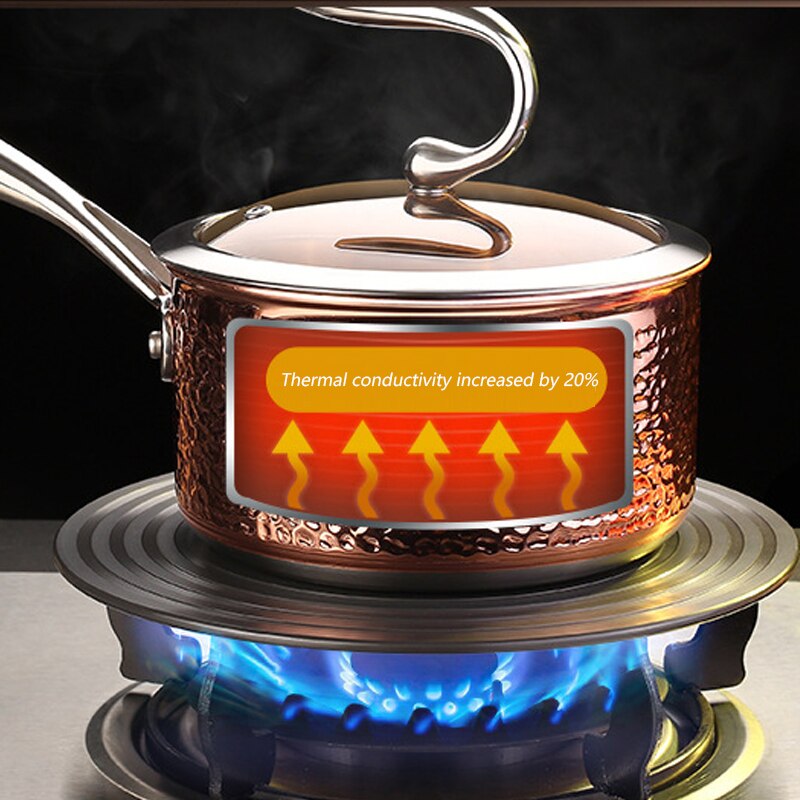 Food Thawing Plate Gas Protection Pot Anti-burning Black Heating Heat Conduction Plate Kitchen Gas Heat Conduction Plate