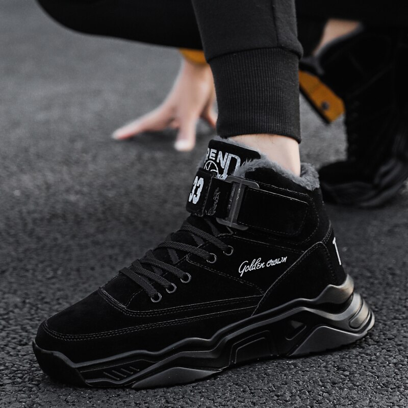Sapatos masculinos inverno tênis com pele quente sapatos de neve plataforma de alta qualidade dos homens casual moda confortável sapatos zapatos de hombre