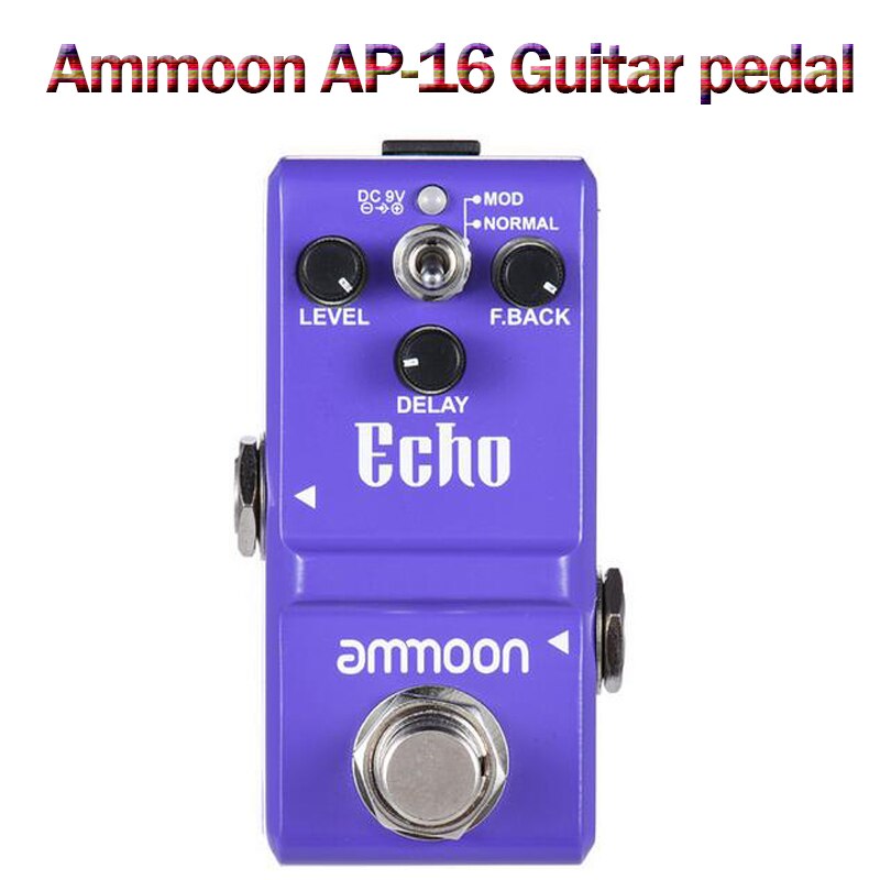 Ammoon Pock Loop Looper Gitaar Effect Pedaal 11 Loopers Pedaal Loop Elektrische Gitaar Pedaal True Bypass Voor Gitaar Accessoires: ammoon AP-16