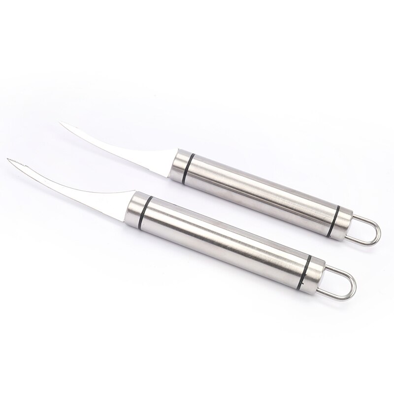 Stainless Steel Shrimp Line Knife Lobster Fish Cleaning Shrimp Intestines Cutting Knife Open Shrimp Back Practical Seafood Tool