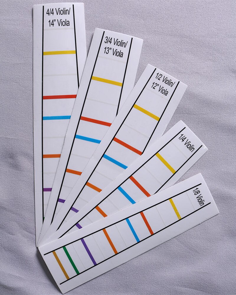 1pc 4/4-1/8 fingerboard sticker violin /viola pitch position sticker no glue finger position sticker practice scale sticker