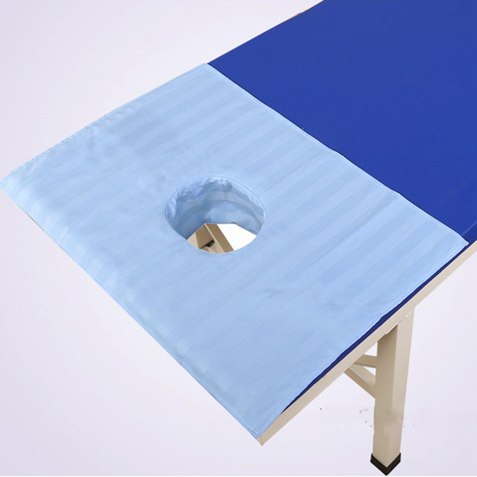 Massage Tafel Voorblad Met Gezicht Gat Massage Handdoek Katoen Massage Laken Sectionele Badstof Cover Voor Massage Tafels