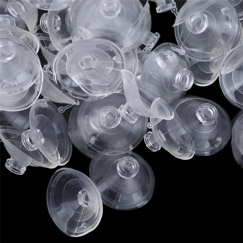 4cm heldere zuignappen met paddenstoelkop, sterke vacuümzuigers, haken en hangers voor raamdecoratie, bruiloftsautoglas