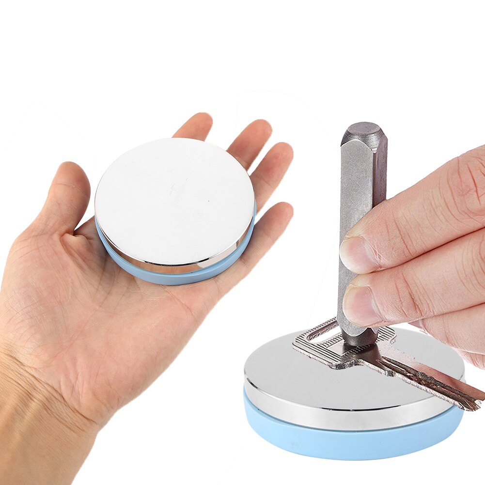 Round Steel Bench Block Leather Hole Punch Device Metal Stamping Tool Set DIY Handmade Jewelry Craft