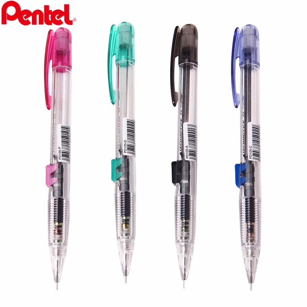Japan pentel  pd105t side tryk 0.5mm mekanisk blyant til skole og papirvarer