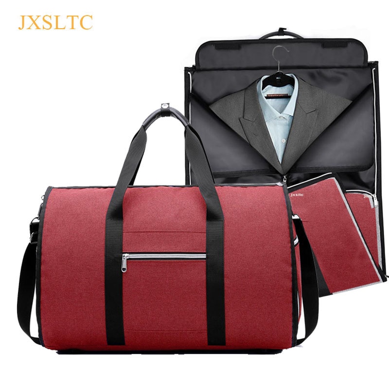 Jxsltc herr resväskor för kostym hopfällbara vattentäta väskor handbagage affärsresor duffle bag 5 stars weekend bagageväska