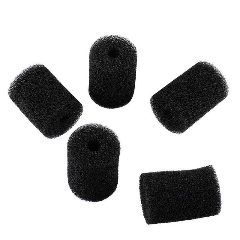 5 stuks spons aquariumfilter voor inlaatvijver van vissenkom, zwart schuim, aquariumfilters, beschermhoes, accessoires, waterdieren, product: S