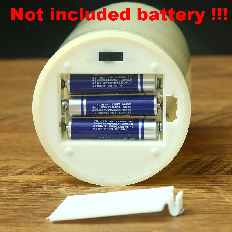 3Set Moving Flame Led Candle Lights AA Battery Operated LED Pillar Candles with Remote Flickering Tealight Wedding Party Decor