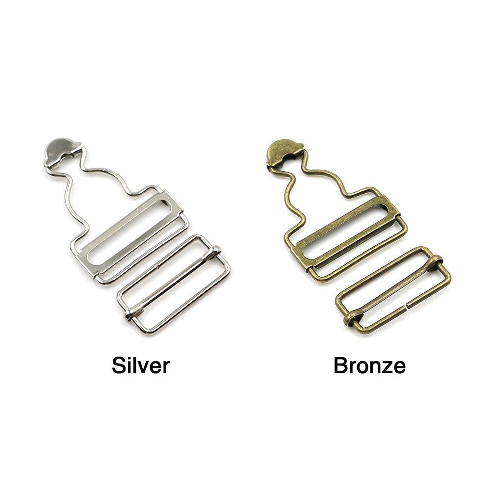 Strap Fastener Rivets Clothes Dungaree Metal Button Jeans Brace Clips Gourd Mini Overalls Suspenders Buckle Denim Pants Bib