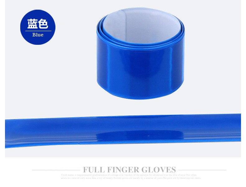 Mountain Bike Reflective Leg Pants Clip Strap Beam Band Reflective Strips Warning Safety Bicycle Bind Reflective Slap Band