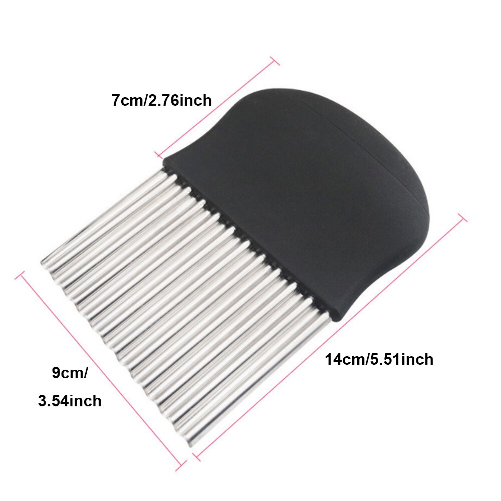 Potato Cutter Chips French Fry Maker Peeler Cut Dough Fruit Vegetable Kitchen Accessories Tool Knife Chopper Crinkle Wavy Slicer