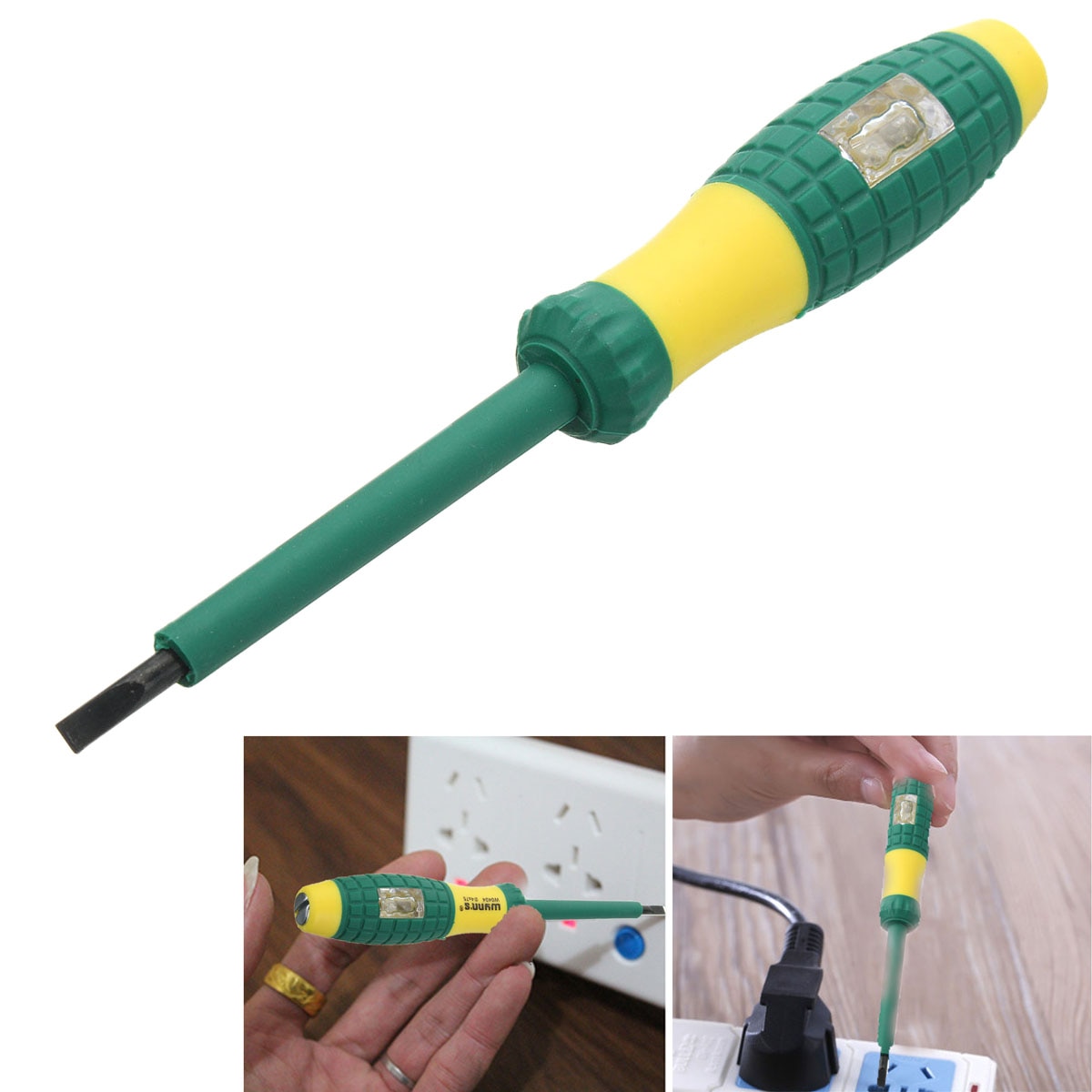 220 V Elektrische Tester Pen Schroevendraaier met Spanning Lampje-Vorm