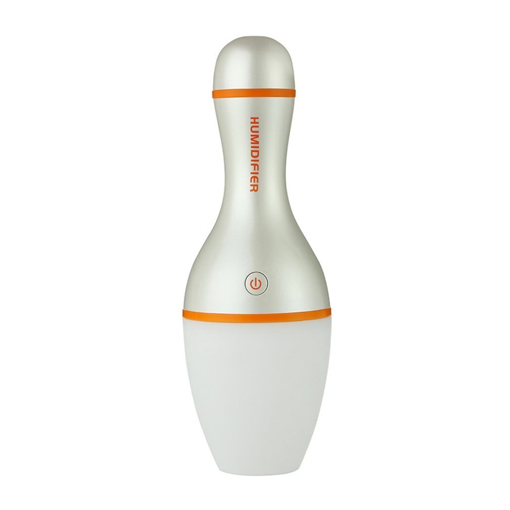 Mini Bowling Shaped Air Humidifier Diffuser Luminous LED Night Light Air Purification Mist Purifier Atomizer For Car Home: Default Title