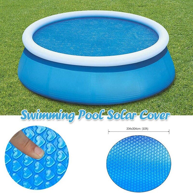 Solar Cover, Suitable for 10 Feet Diameter, Easy Setting and Frame, Swimming Pool Circular Swimming Pool Cover,