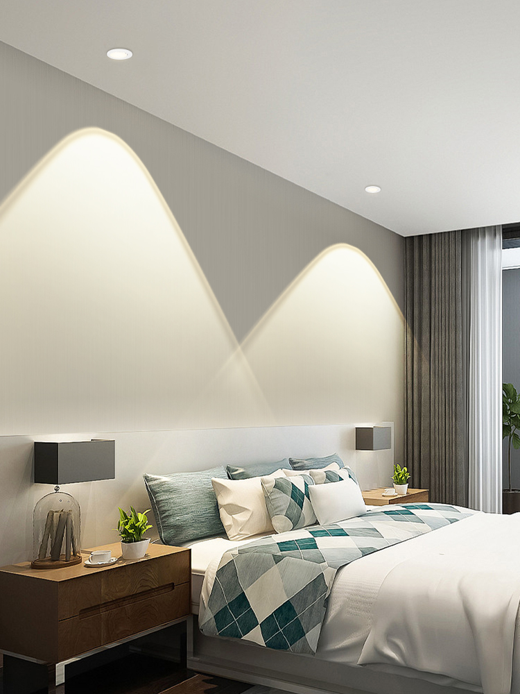 downlights ledet dimbar innebygd taklampe romdekorasjon lysekrone energisparende 90-260v stk til hjemmeloft stue sengegavl