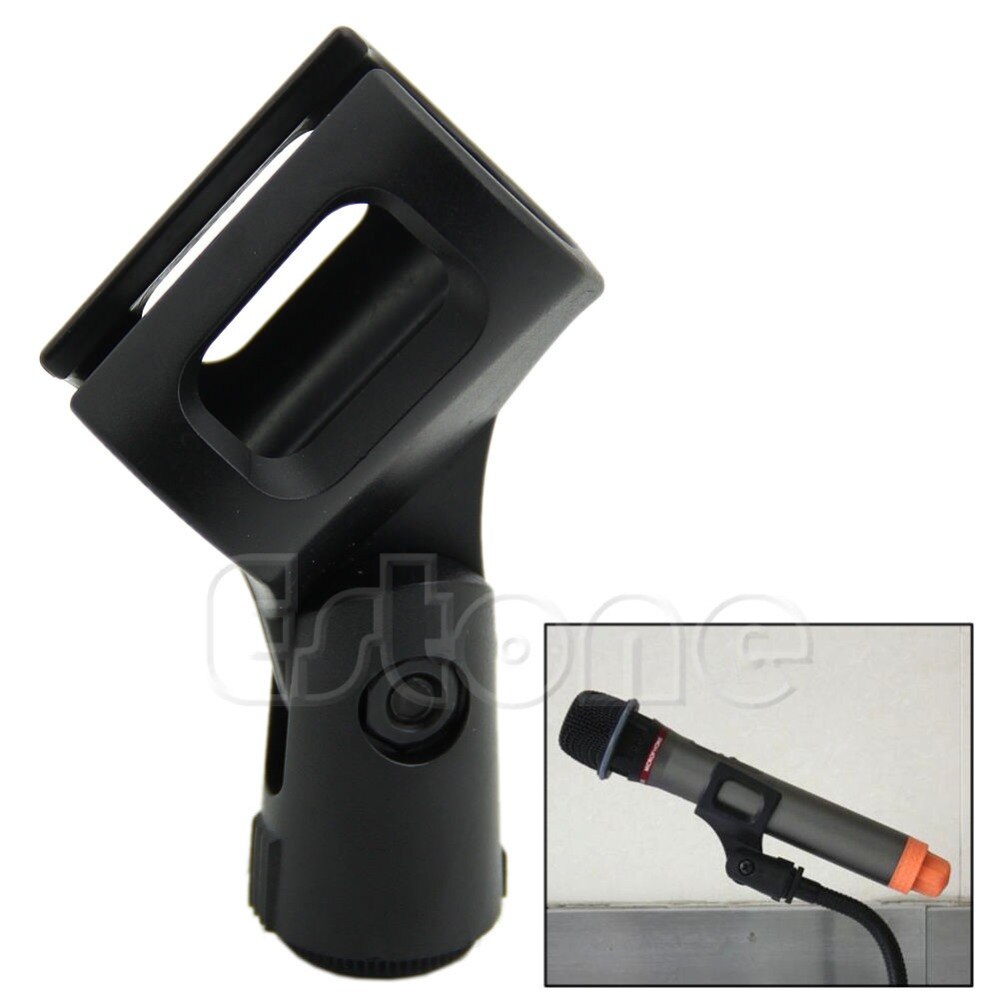 Plastic Flexible Clamp Clip Holder Mount Microphone Mic Stand Accessory
