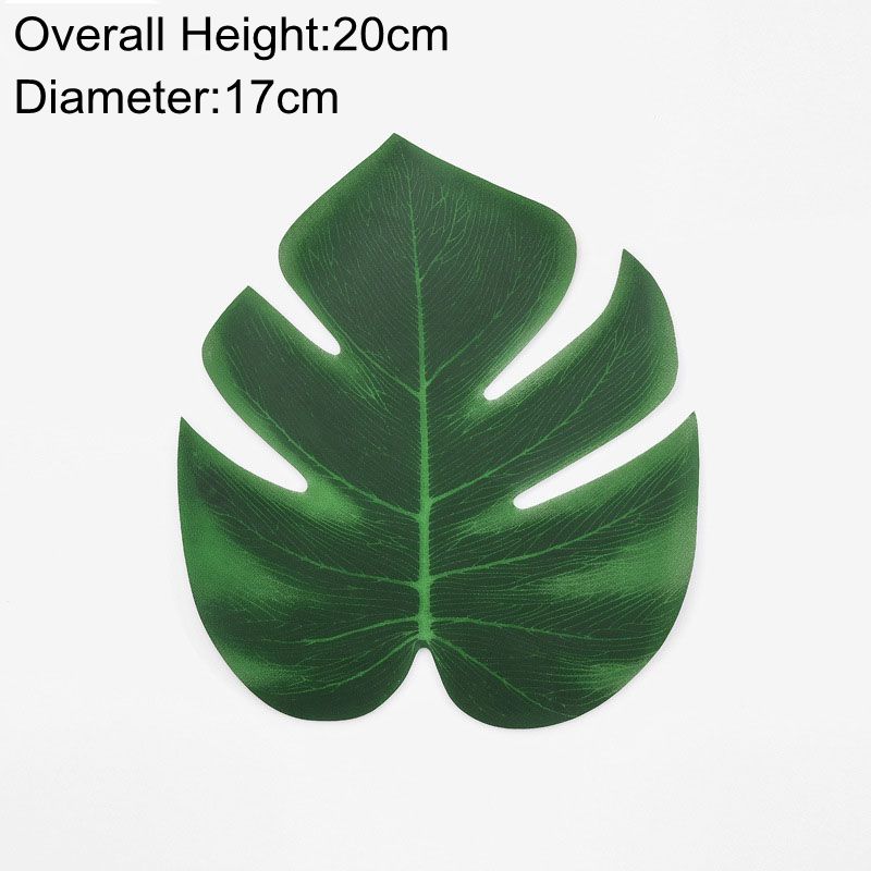 10pcs Small Medium Large Green Monstera Leaves Artificial Plants for Home Garden Decoration DIY Plants Wall plantas artificiais: Medium