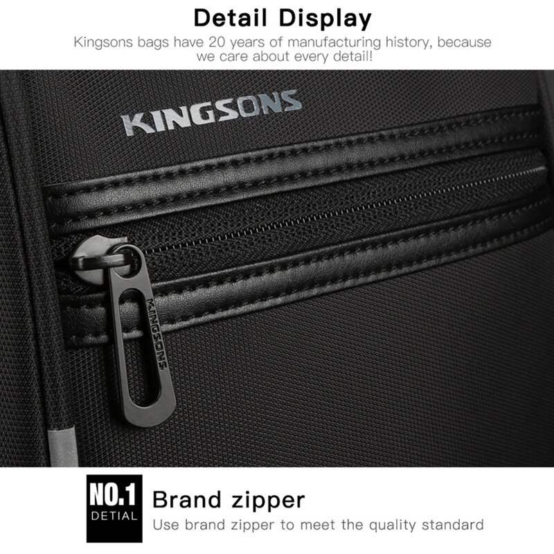 Kingsons 10,1 inch Brust Tasche herren Umhängetasche Kleine Und Viele Innenschlitz-tasche Einzelnen Schulter Strap Freizeit Taschen