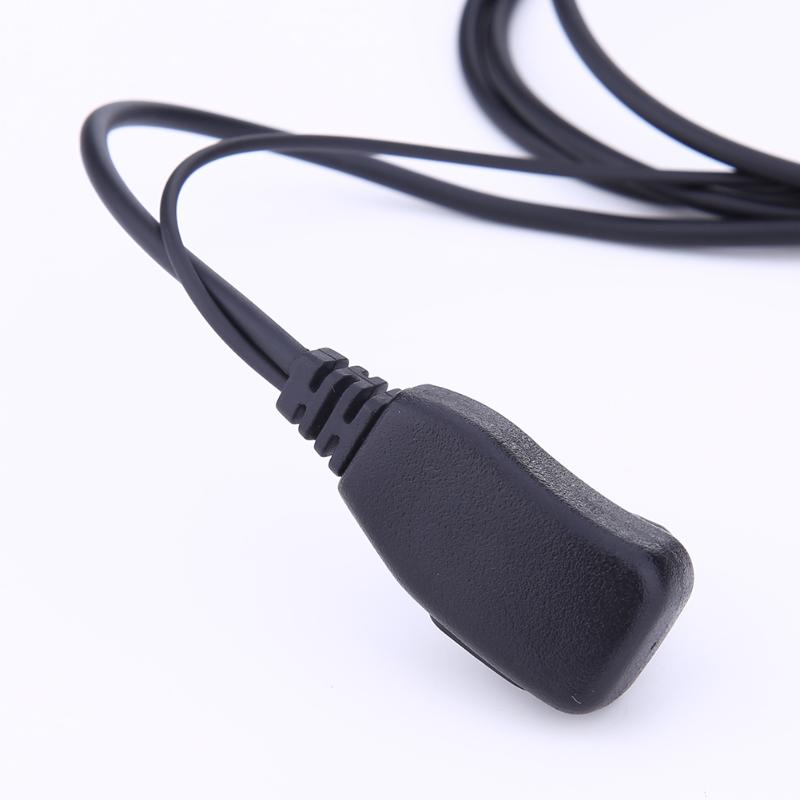 Oreillette 2 broches casque PTT avec Microphone talkie-walkie oreille crochet Interphone écouteur écouteur pour BAOFENG UV5R pour KENWOOD