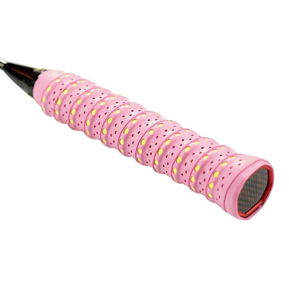 Ljus färg anti-halk racket över grepp roll tennis badminton handtag tejp ärm tennis racket ärm