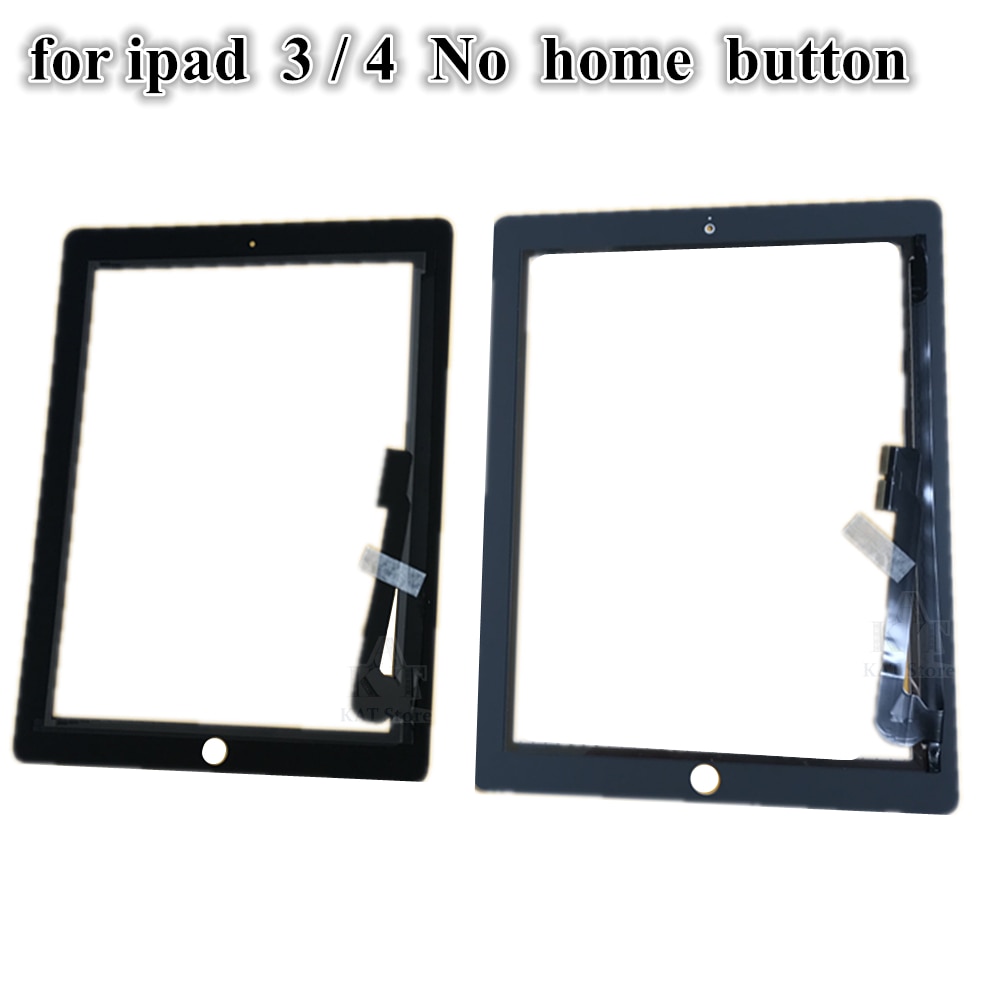 1Pcs 9.7 "Touch Screen Voor Ipad 2 A1395 A1396 A1397 Front Touch Screen Digitizer Sensor Glass Panel Frame voor Ipad 3 A1416 A1430