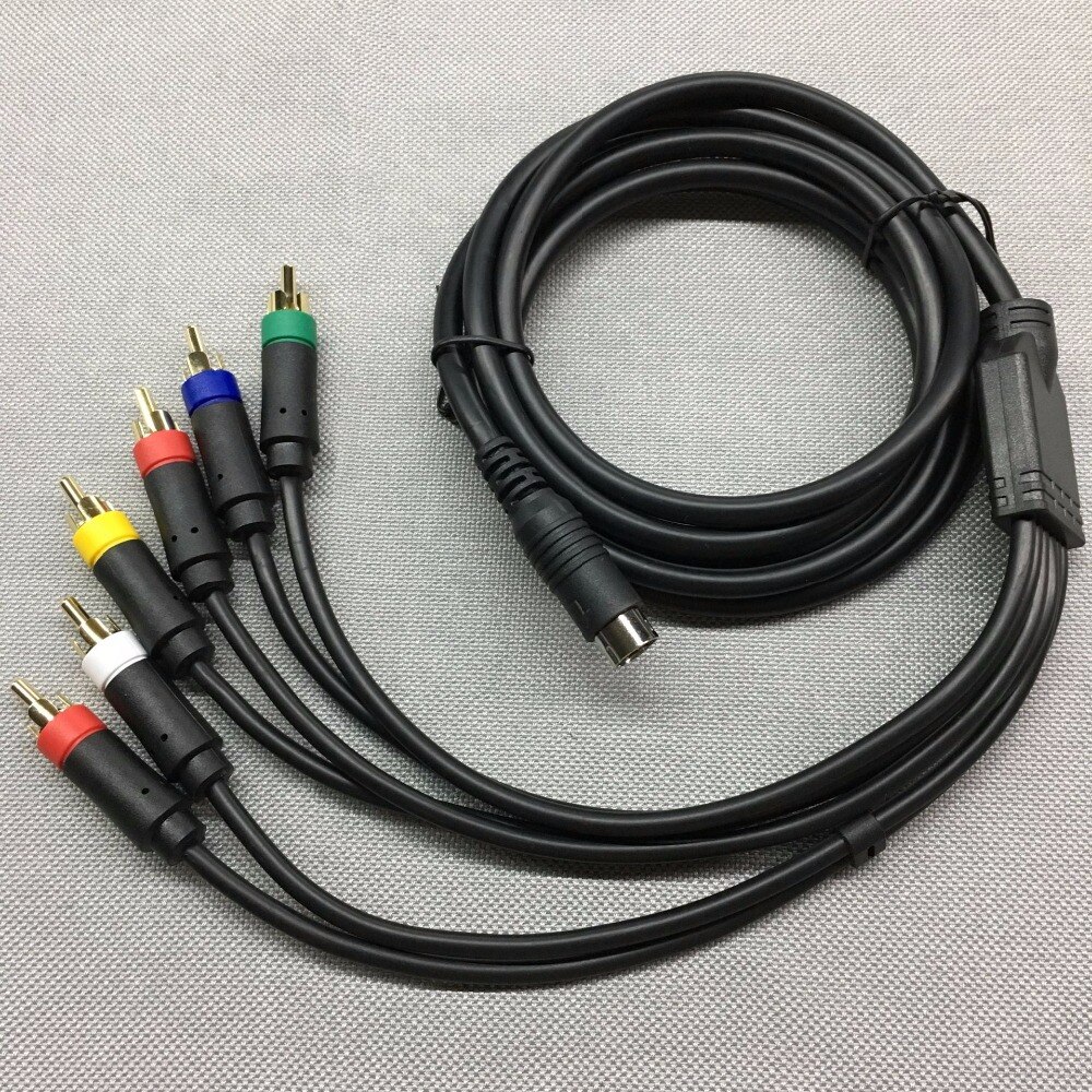 BUKIM 2 pcs RGB/RGBS RCA Kabel Voor Sega Saturn Voor Sony PVM BVM NEC XM UPSCALER BNC Niet component