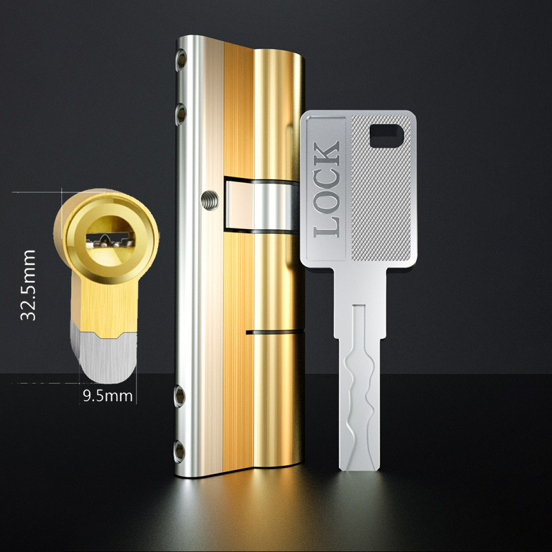 Slotcilinder Europese Standaard 65-115Mm Slotcilinders Buitendeursloten, Deurslotcilinder 8 Hoofdsleutels Super C Klasse Slot