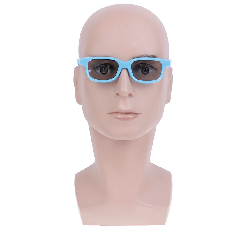 Gafas 3D polarizadas para niños, lentes de talla para niños, circulares, pasivas, 3D, películas, TV, películas, 2 colores, 1 ud.