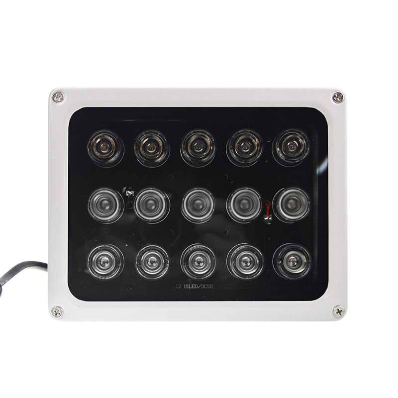 AC 220V CCTV LEDS 15 IR LEDS Array IR illuminator infrared lamp 850nm Waterproof Night Vision CCTV Fill Light for CCTV camera