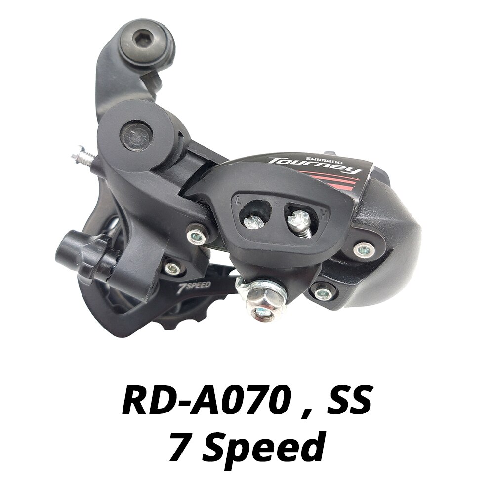 Shimano turnering rd -a070 rd a070 7s 21s landeveissykkel folding 3 x 7 hastigheter kort bur bakspor opprinnelig 2400 4600 sykkeldeler: misligholde tittel